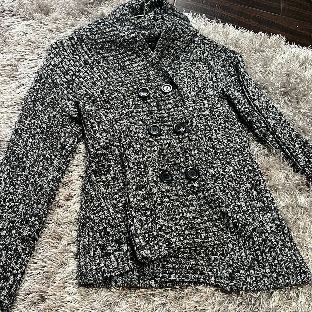 Black jacket with hood